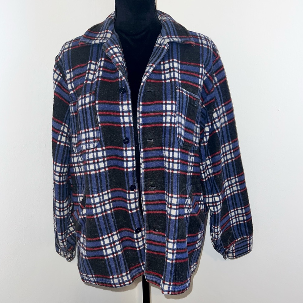 Vintage Champion (1970s-1980s) plaid button down cotton jacket/shacket Gorpcore